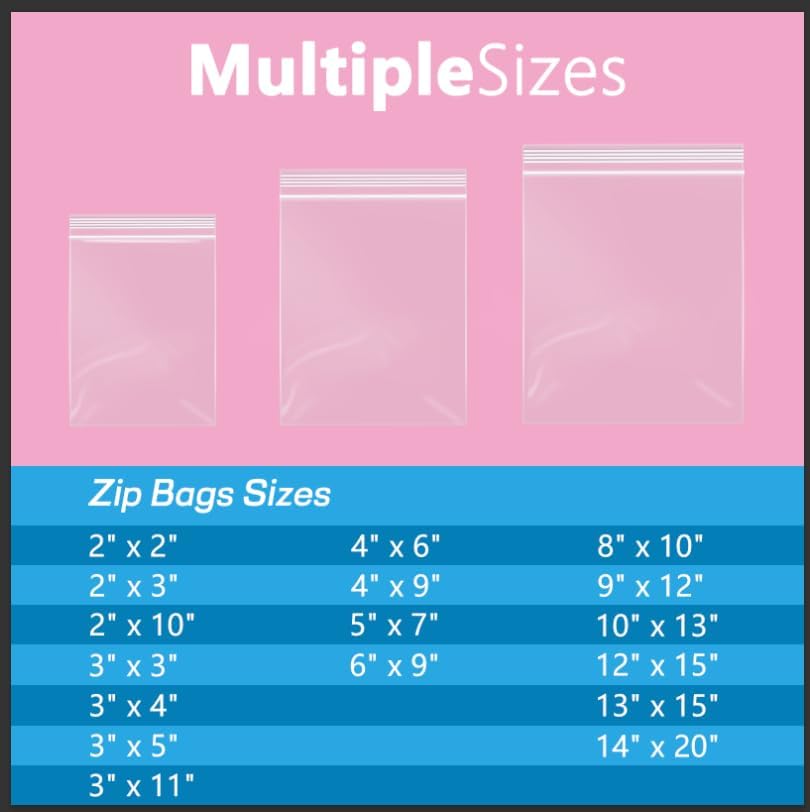 iMailer - 1000 Pcs- 9" x 12" Clear Zip Bags - Reclosable Plastic Zip Poly Bags for A4, Letter Sized Documents, Clothing - Image 4